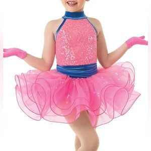 Weissman Pink & Blue Tutu Dance Costume